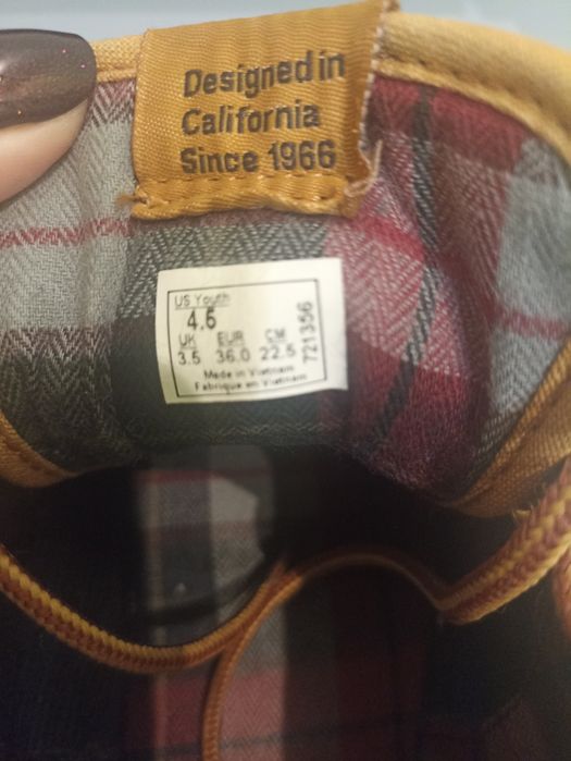 Buty Vans 36 musztardowe