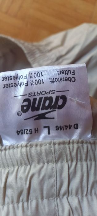 Spodnie dresowe rozpinane L