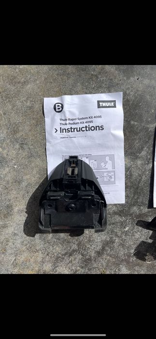 Encaixe Thule para barras de tejadilho