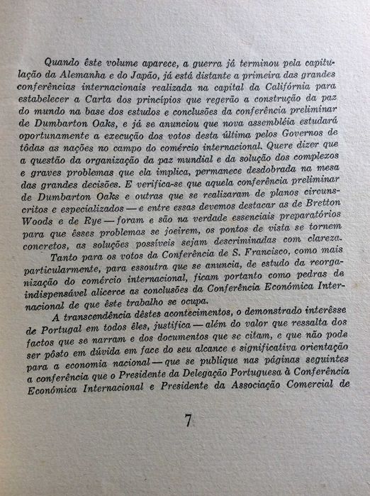 Conferência económica internac. de Rye : acção da delegação portuguesa