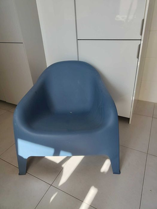 IKEA SKARPÖ Poltrona exterior/fora/veranda/jardim, azul
