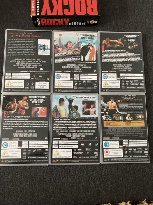 Zestaw DVD „Sylvester Stallone: Rocky - Kompletna Saga ENG