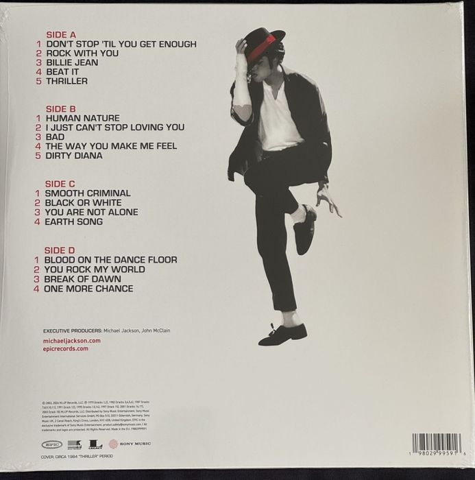 Michael Jackson LP винілові платівки