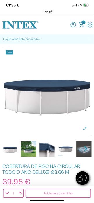 Piscina Intex 3,6m x 99cm