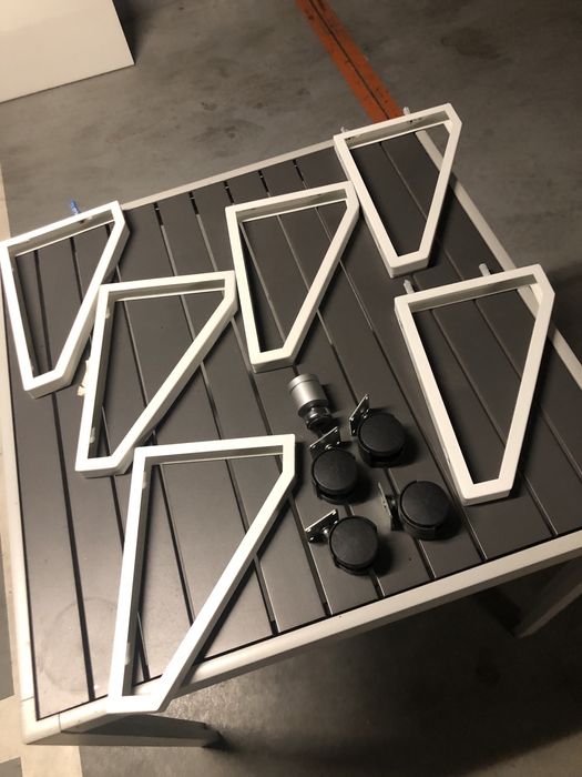 wspornik kątownik półki EKBY LERBERG ikea kolka i hamulec do drzwi