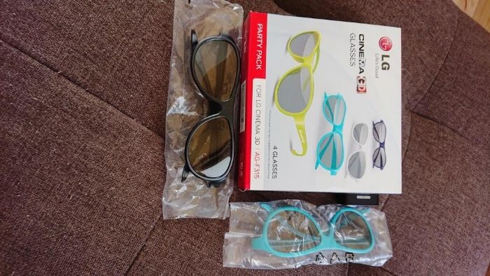 OKULARY Cinema 3D LG AG-F315 2SZT. Nowe