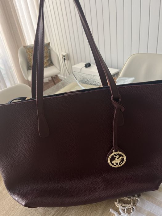 Mala shopper Polo Bervely Hills bordeaux