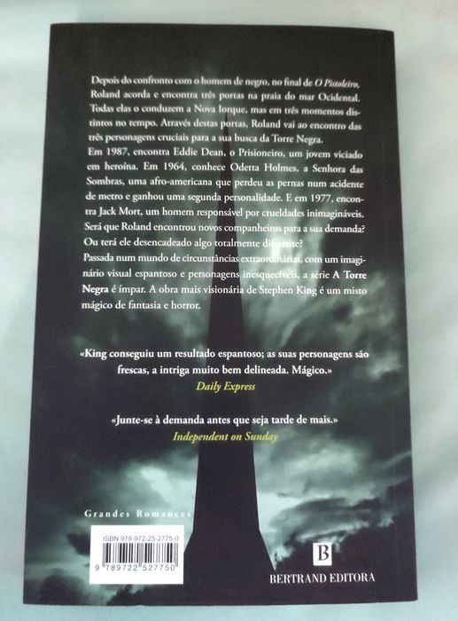 Livro "A Escolha dos Três" (Nunca usado)