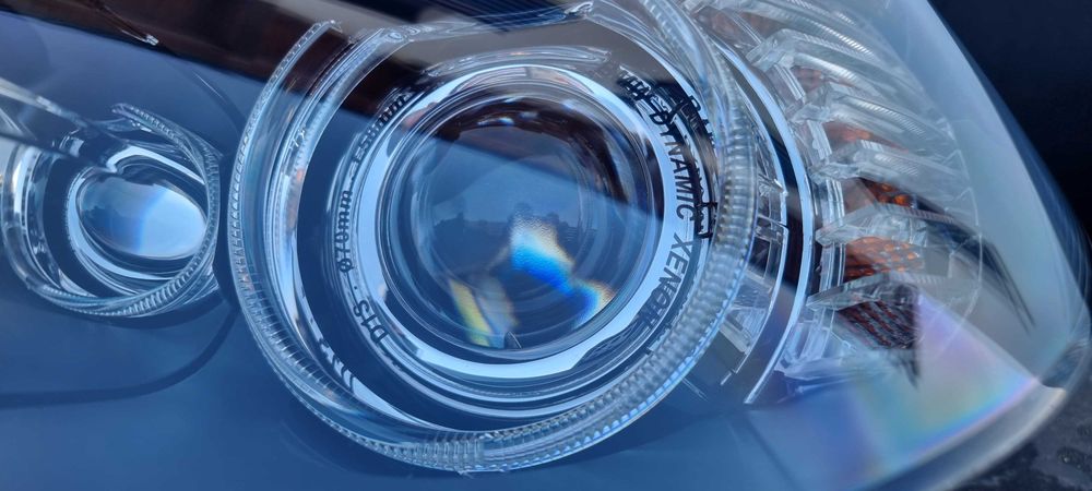 Lampy Bi Xenon Hella BMW E60 E61 Lci skrętne kpl