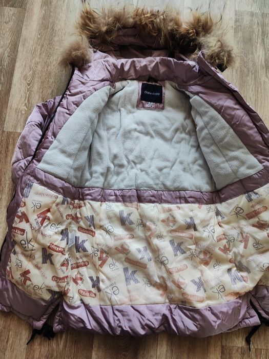 Зимнее пальто на девочку