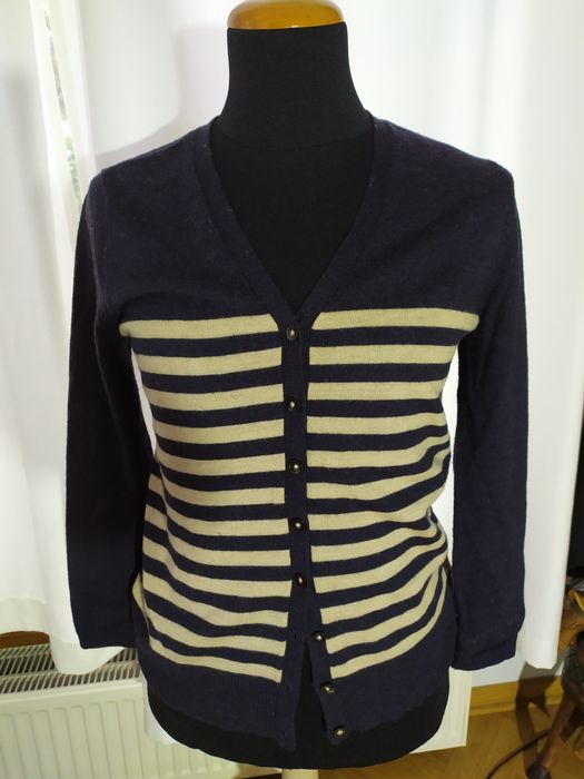Sweter rozpinany kardigan z merynosów Marina Luna