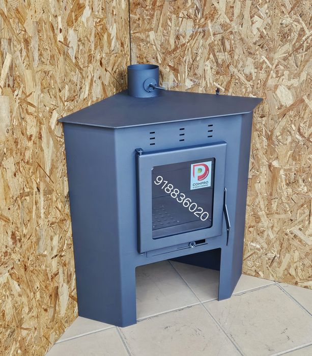Salamandra Canto Lenha NOVAS - 10.4Kw - FABRICADO PORTUGAL