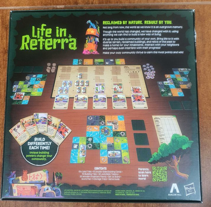 Life in Reterra, gra planszowa, EN
