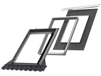 Okno dachowe Velux GZL MK08  78x140 2-szybowe z kołnierzem