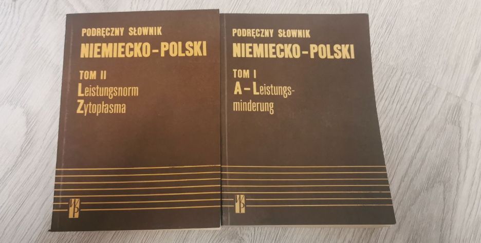 Podręczny słownik polsko-niemiecki. Tom I-II Bzdęga Andrzej, Chodera J