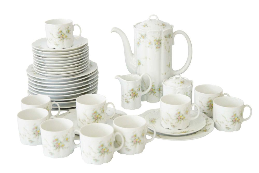 Rosenthal Monbijou Grune Ranke serwis kawowy do kawy