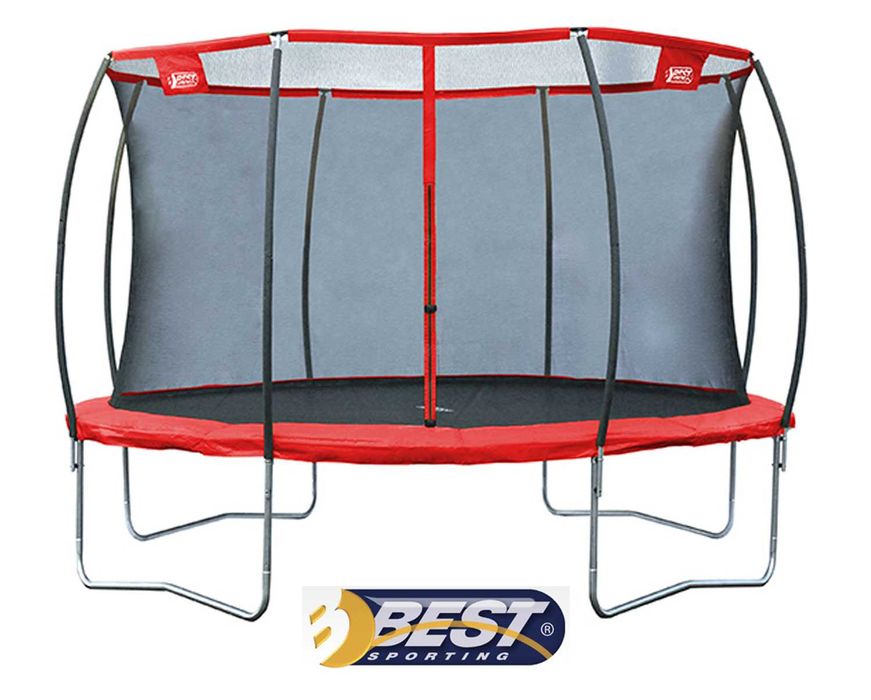 Trampolina Superstar Best Sporting z siatką 426cm XXL max 100kg