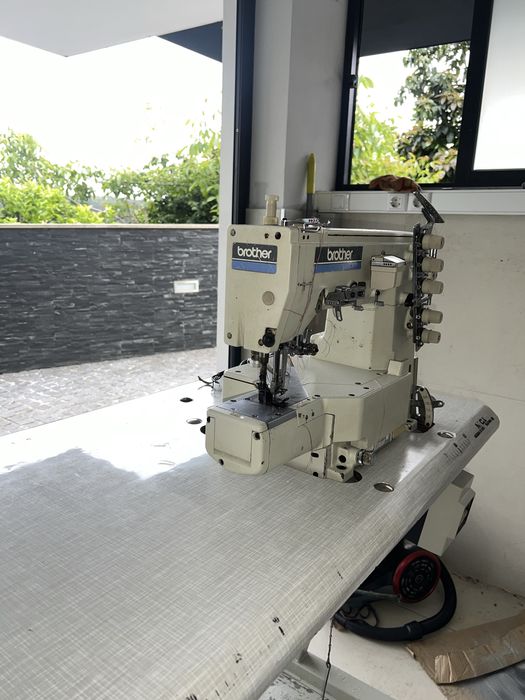 Maquina brother recobrimento