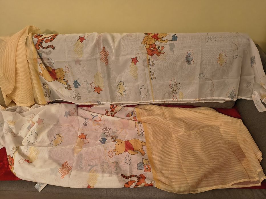 Firany dziecięce Kubuś Puchatek nowe