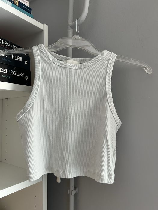 Crop top biały H&M