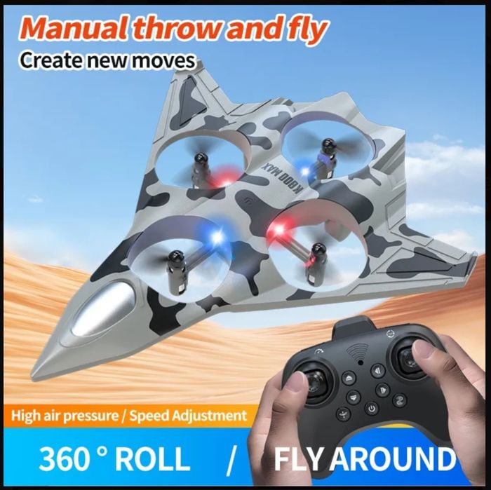 Самолет на радиоуправлении, літак на радіокеруванні K800 MAX (2 акб )