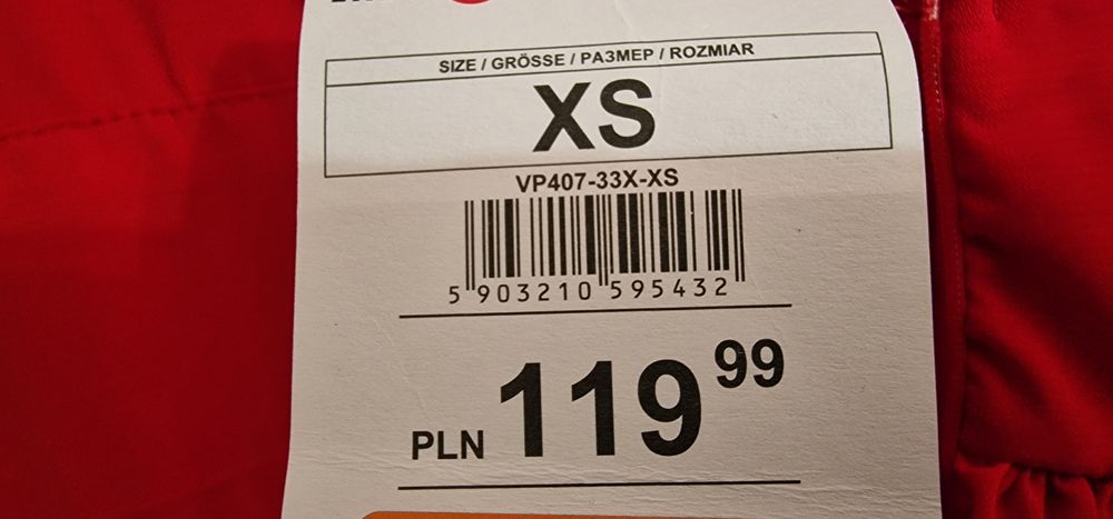 Czerwona suknia rozmiar XS