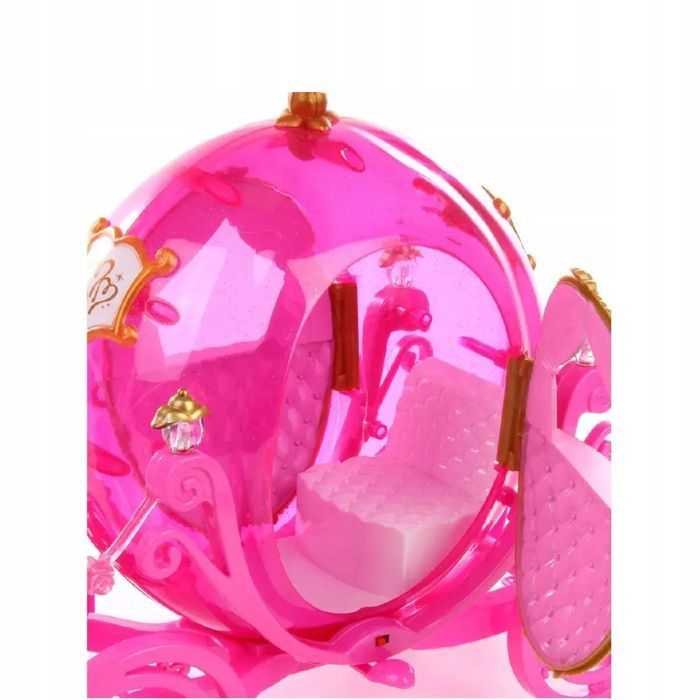 Duża Kareta Lalka Chodzący Koń Dźwięki Światła 315