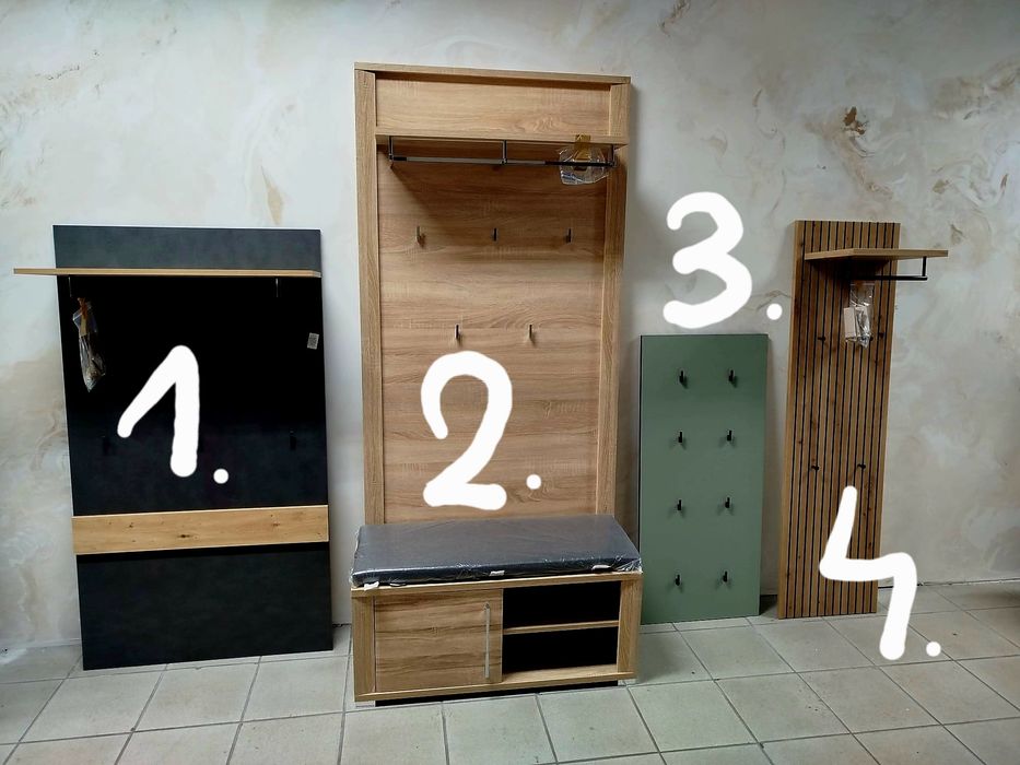 Nowoczesne wieszaki do przedpokoju – 5 modeli | styl loft / nowoczesny