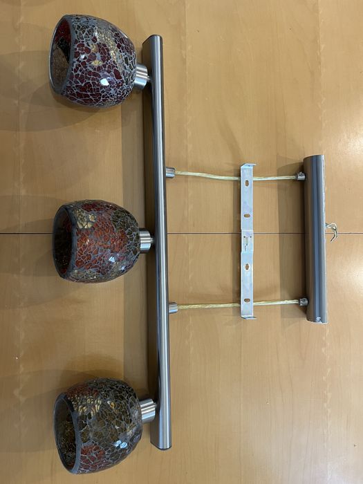 Komplet oswietlenia EGLO lampy wiszące 3 + 1
