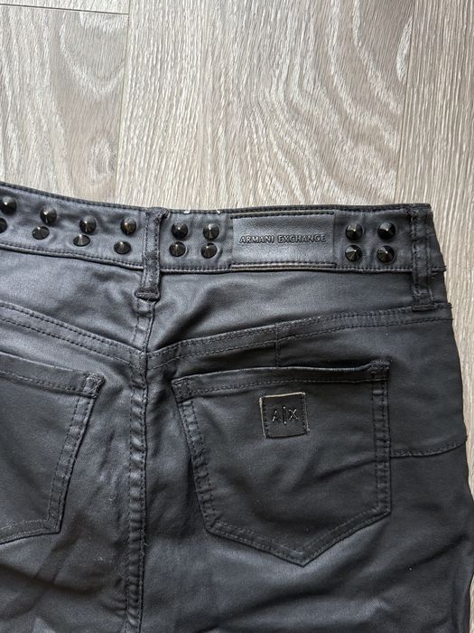 кожані брюки Armani Exchange