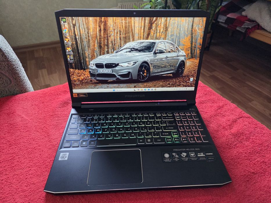 Acer Predator 300 Nvidia GeForce RTX 8gb Intel core i5 16/512gb 144Hz