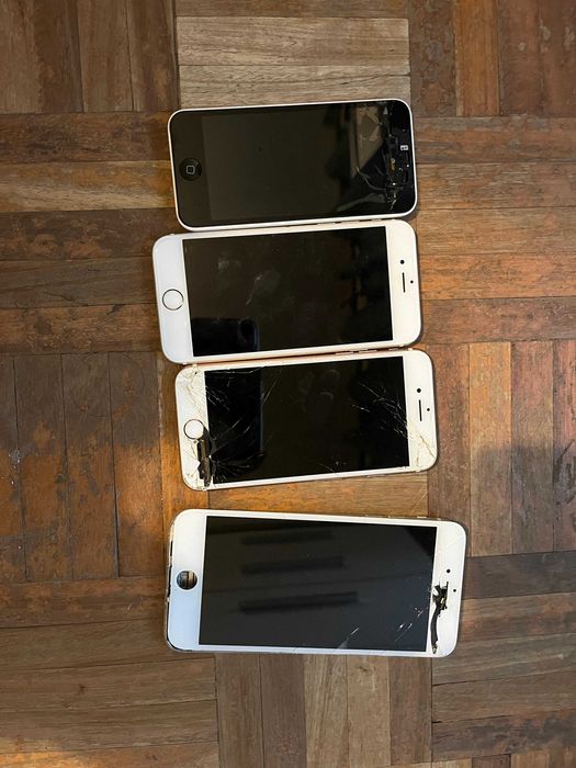 Iphone 6s plus, Iphone 7, Iphone 6 e Iphone 5c para peças.