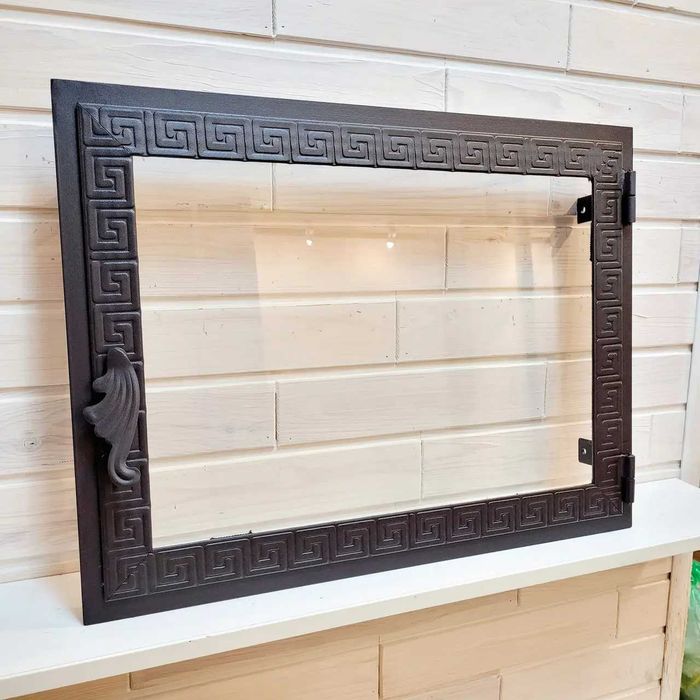 ‼️ Дверцята для печі,каміна 440/590мм з жаростійким склом Neoceram