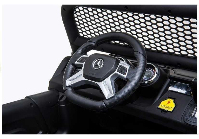 Auto na Akumulator Mercedes Unimog 4x4 Pojazd dla dzieci Napęd 4x4 LED