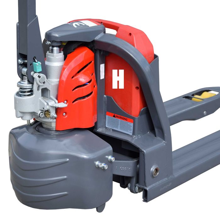 Paleciak elektryczny Heckmann 24V 20Ah udzwig 1500kg widły 120x55cm