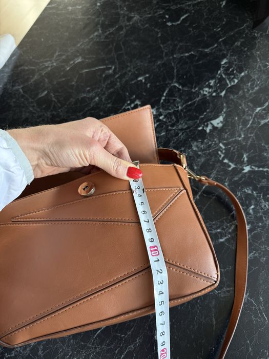 Сумка винтажная коричневая мессенджер стильная через плечо