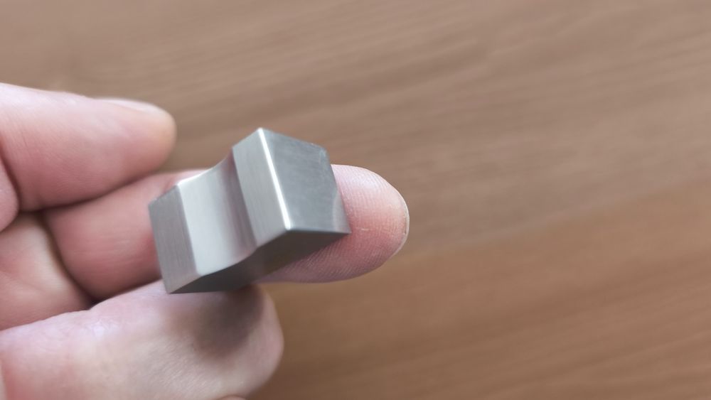 Puxadores aço inoxidável escovado