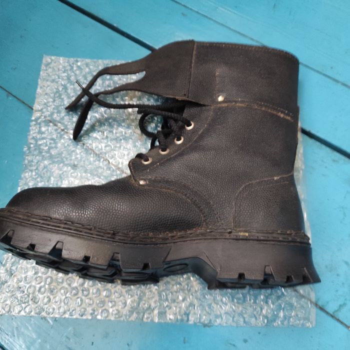 Берці кожані утепленні