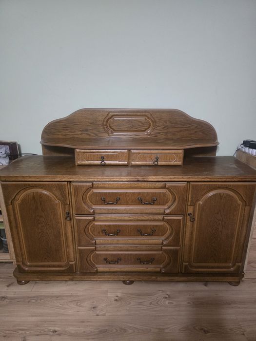 Komoda z dębu ciężką 161.5x48x 120cm