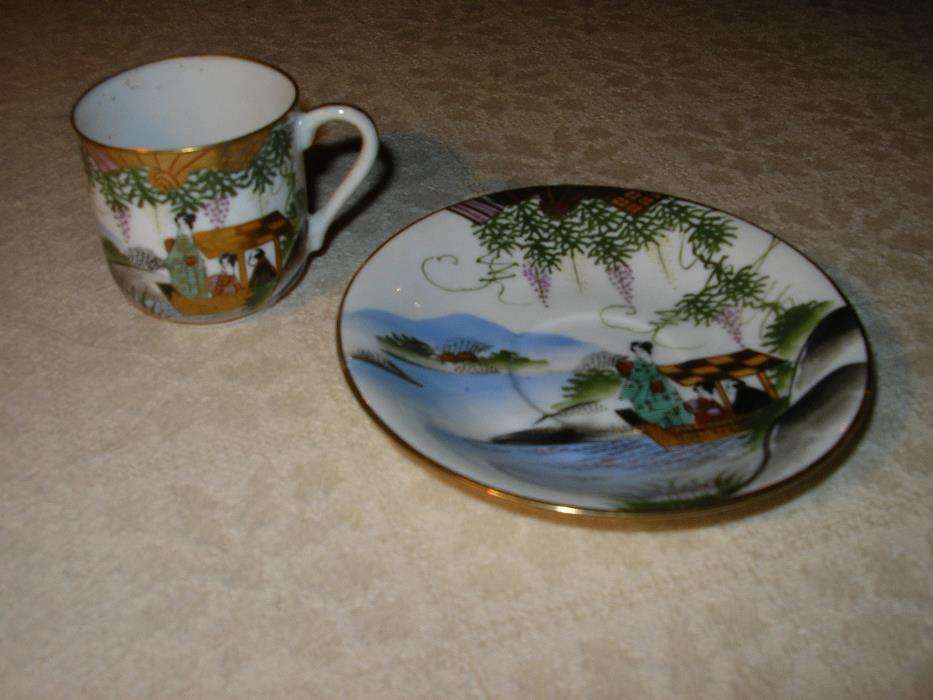 Chávenas de Café em Porcelana Chinesa - Antigas
