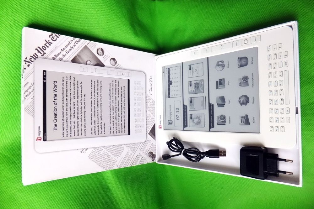 Электронная книга 9.7дюйма EvroMedia Школьнику Большой экран WiFi