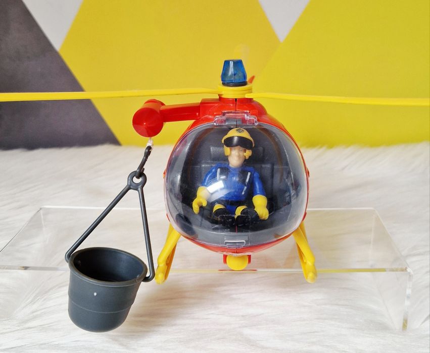 Simba Strażak Sam zestaw trzech zabawek auto helikopter quad