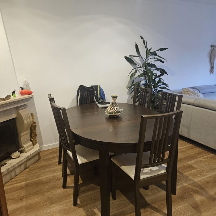 Mesa jantar e cadeiras ikea