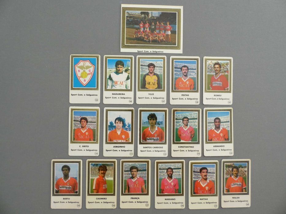 Calendários Coleção Cromogal, Os notáveis da 1ª Divisão 1987/88