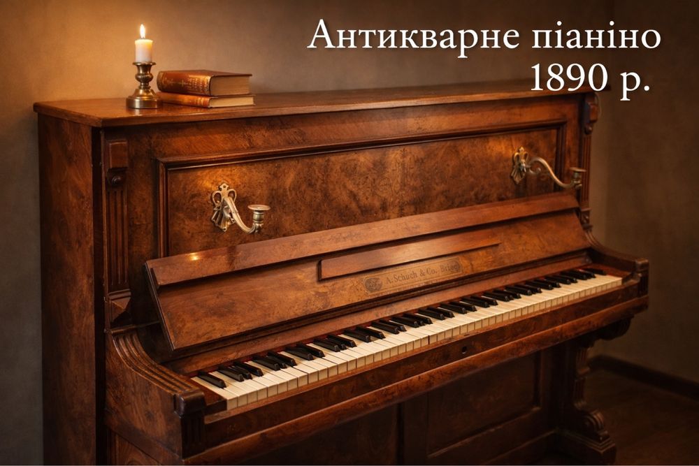 "Антикварне піаніно 1890 р. А. Schuch & Co. (робоче)"