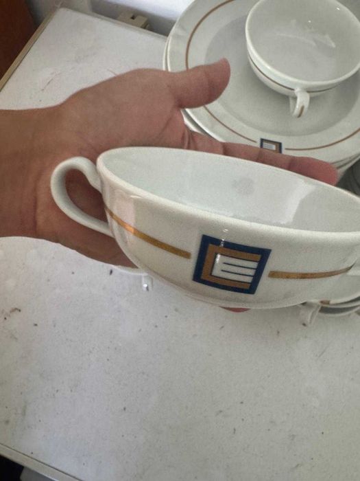 Porcelana Vista Alegre - Almoçadeiras e Pratos - Estoril-Sol 38 peças