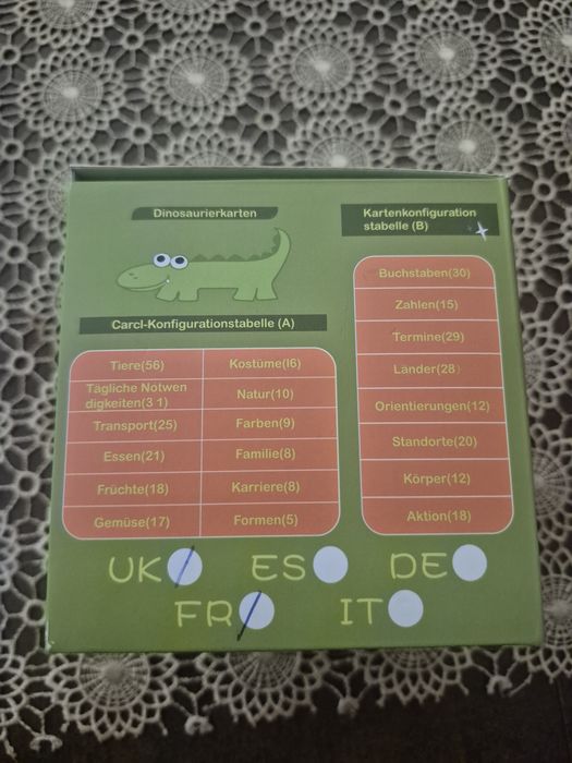 Mówiące karty flashbacki dla dzieci