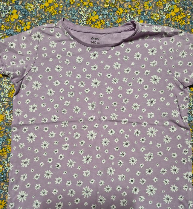 Zestaw bluzeczek Sinsay, Next, Topolino roz. 134-140