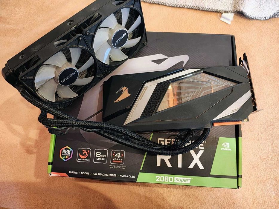 Gigabyte Aorus GeForce RTX 2080 Waterforce | Box | sprawna | AIO 240 mm