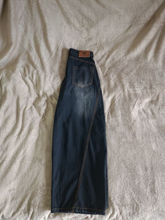 Трендовые чёрные джинсы baggy S–M
